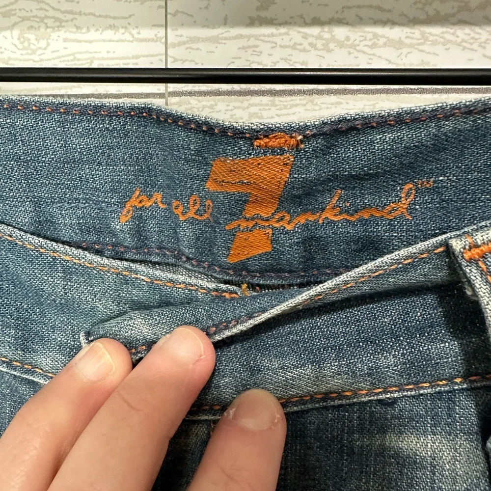 7FAM Bootcut Jeans Size 28 - Picture 3 of 8